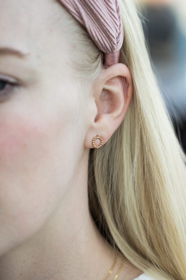 Mjöll Delicate Dot Earrings - Image 2