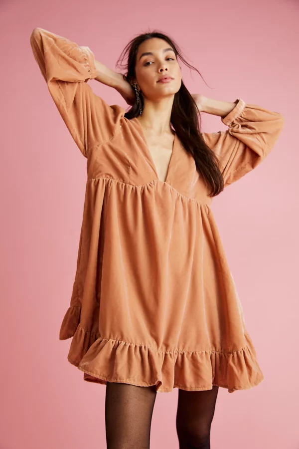 Free People Estella Velvet Mini - Image 3