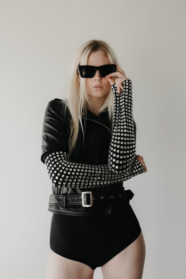 Svart Studio Sylvia Leather Biker Jacket