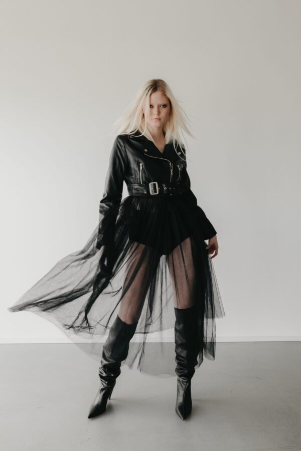 Svart Studio Anita leather Jacket