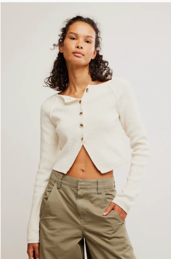 Free People Sydney Shrunken Cardi - Image 2