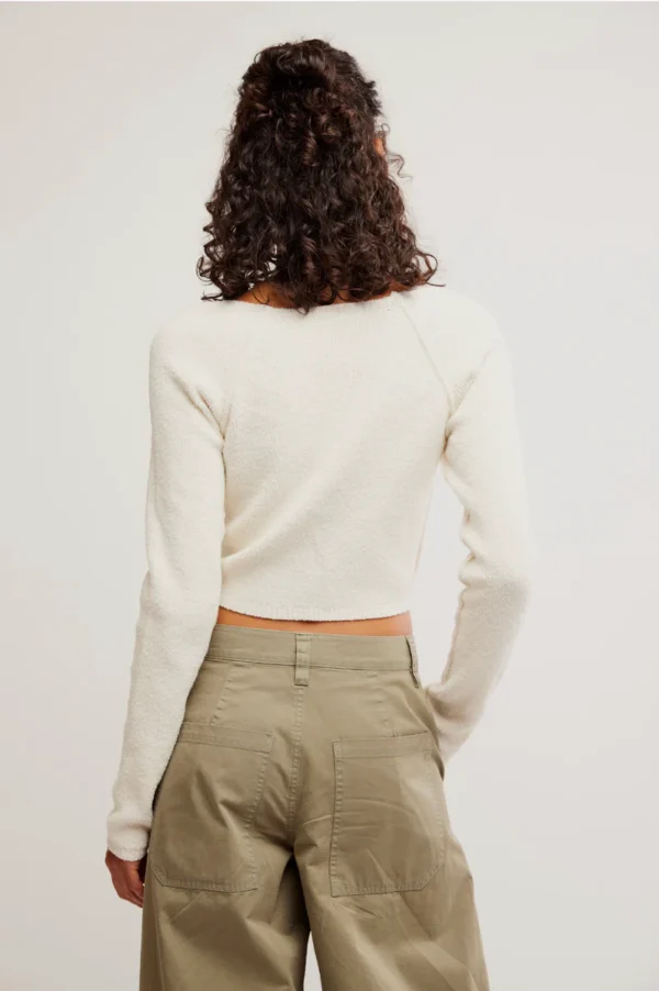Free People Sydney Shrunken Cardi - Image 4