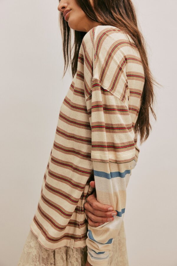 Free People Nina Stripe Long Sleeve - Image 4