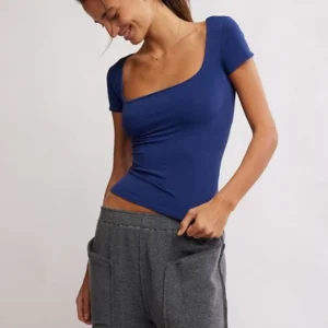 Free People Clean Lines Baby Tee