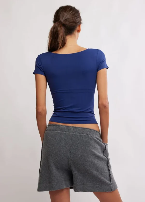 Free People Clean Lines Baby Tee - Image 3