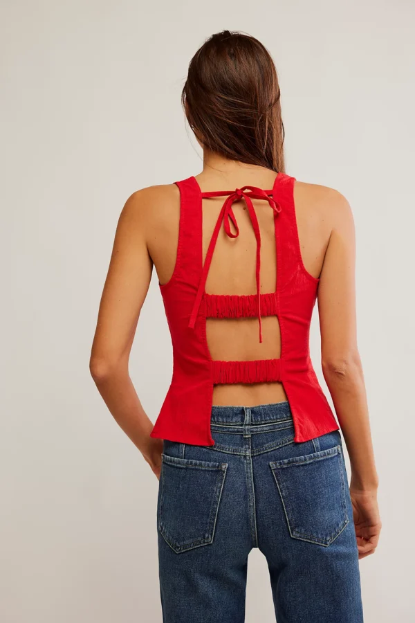 Free People Kaylor Backless Top - Image 3