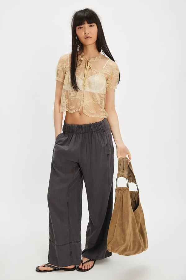 Free People Days End Linen Pull On