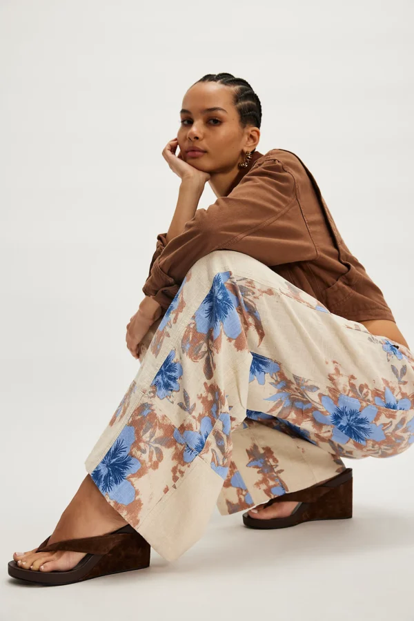 Free People Days End Printed Linen - Image 2