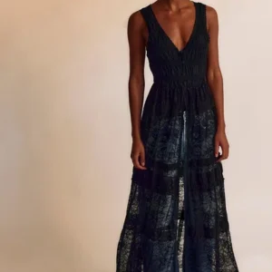 Free People Sweet Saloon Sleeveless Maxi